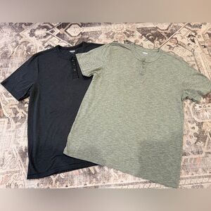 Old Navy Short Sleeve Henley Shirt Bundle